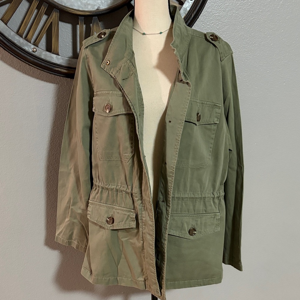 KENSIE JEANS Olive Green Military Jacket